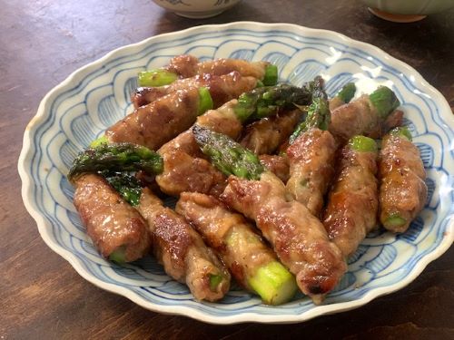 グリーンアスパラの肉巻き