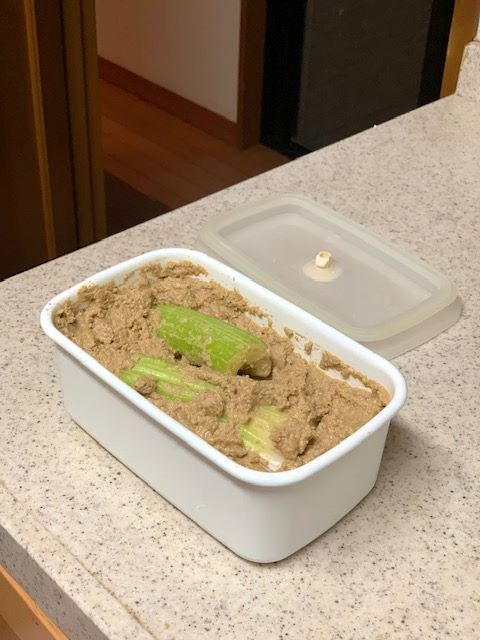 セロリぬか漬け